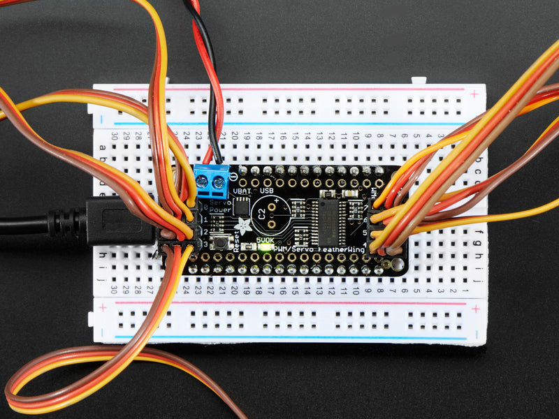 8-Channel PWM or Servo FeatherWing Add-on For All Feather Boards