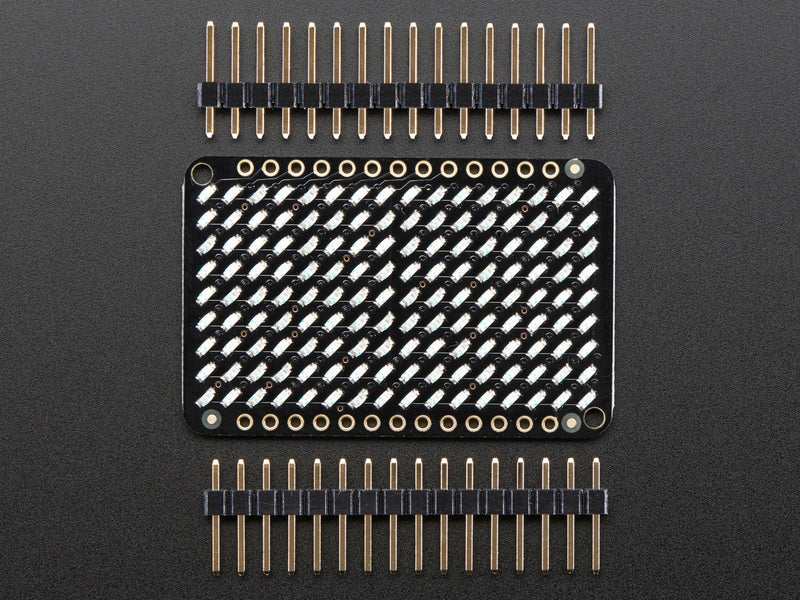 LED Charlieplexed Matrix - 9x16 LEDs - Blue