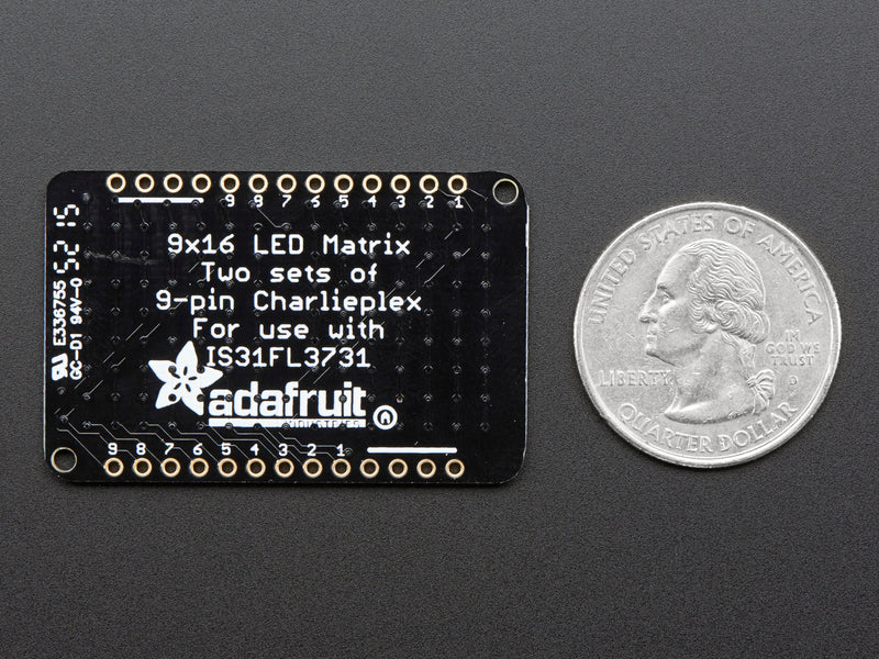 LED Charlieplexed Matrix - 9x16 LEDs - Cool White