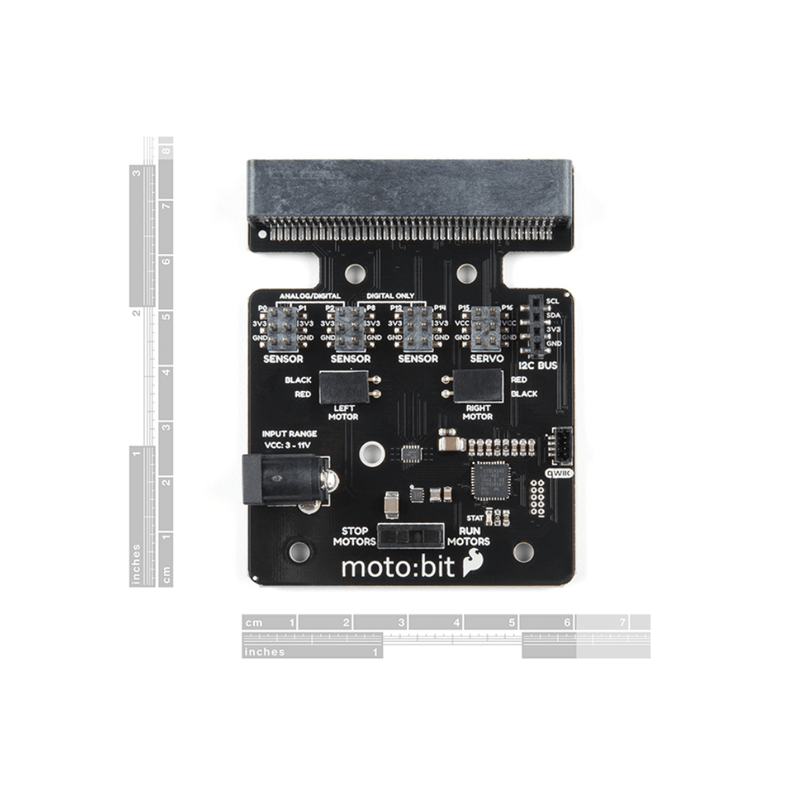 SparkFun moto:bit - micro:bit Carrier Board (Qwiic)