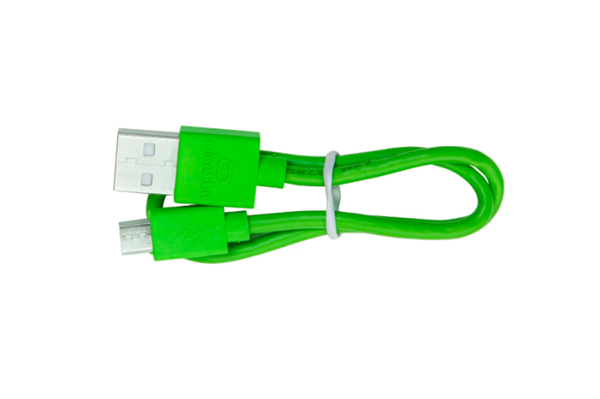 USB A to Micro USB Cable (30cm Green)