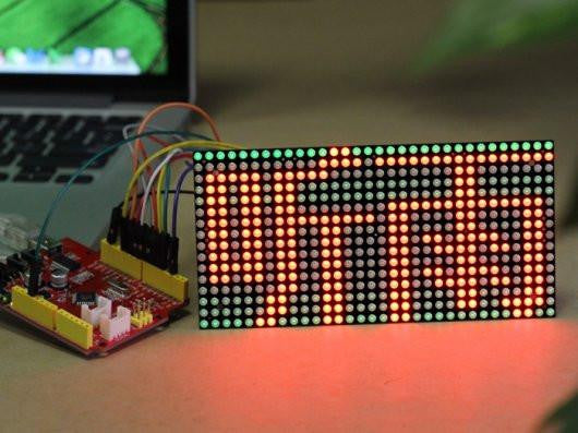 Ultrathin 16x32 RGB LED Matrix Panel - Buy - Pakronics®- STEM Educational kit supplier Australia- coding - robotics