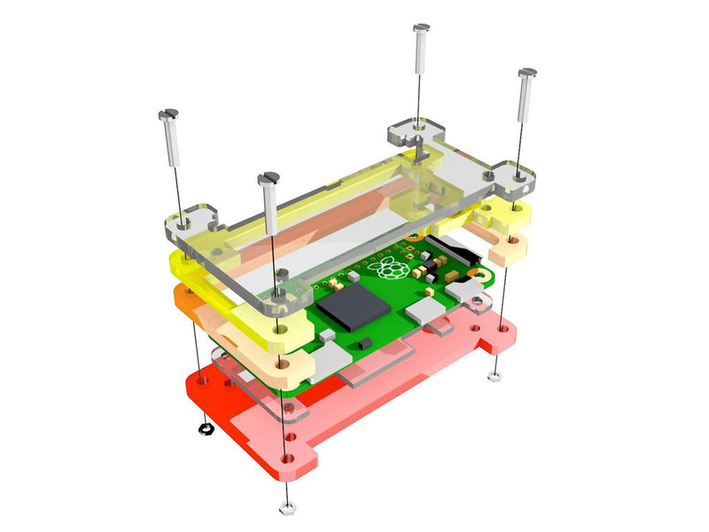 Pibow Zero Case for Raspberry Pi Zero v1.3