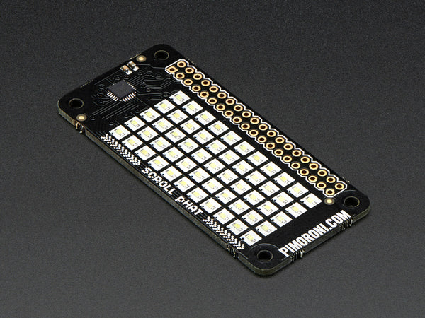 Pimoroni Scroll pHAT - 11x5 LED Matrix for Raspberry Pi Zero