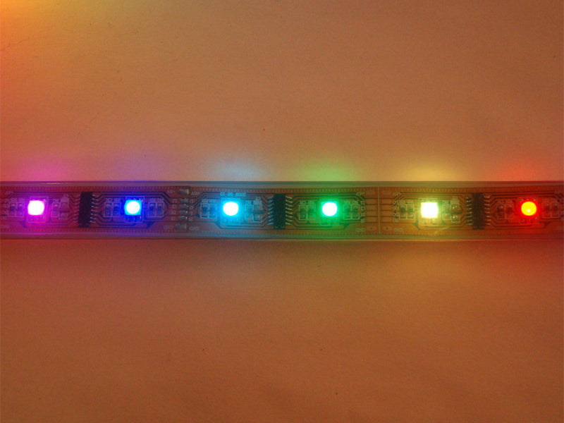 Digital RGB LED Weatherproof Strip - LPD8806 32 LED - (1m) - Buy - Pakronics®- STEM Educational kit supplier Australia- coding - robotics