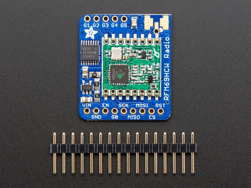 Adafruit RFM69HCW Transceiver Radio Breakout - 868 or 915 MHz