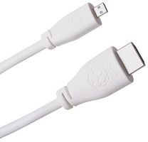 Raspberry Pi 4 Model B Micro HDMI To HDMI - 2m - White - Buy - Pakronics®- STEM Educational kit supplier Australia- coding - robotics