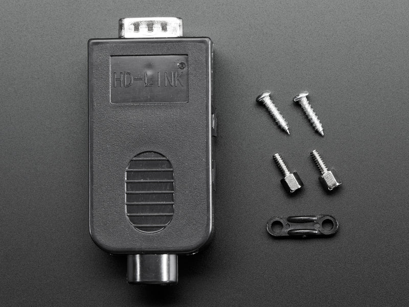 DE-15 Male Plug to Terminal Block Breakout
