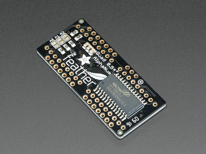 Adafruit 0.54\" Quad Alphanumeric FeatherWing Display - White