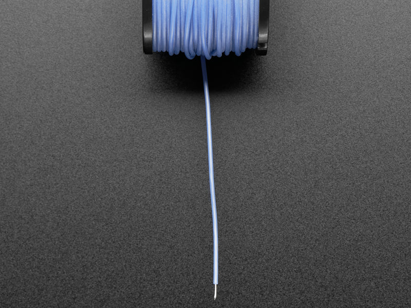 Silicone Cover Stranded-Core Wire - 50ft 30AWG Blue