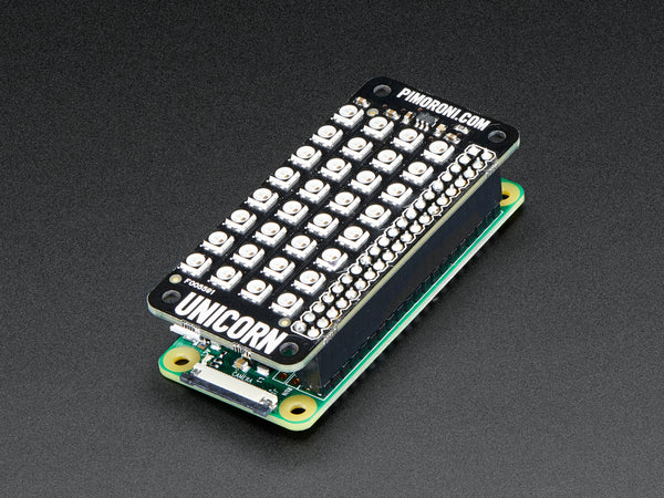 Pimoroni Unicorn pHAT - 4x8 RGB LED Shield for Raspberry Pi