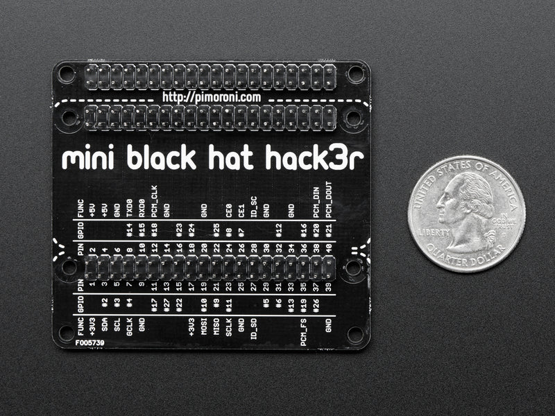 Pimoroni Mini Black HAT Hack3r - Fully Assembled