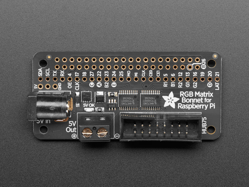 Adafruit RGB Matrix Bonnet for Raspberry Pi