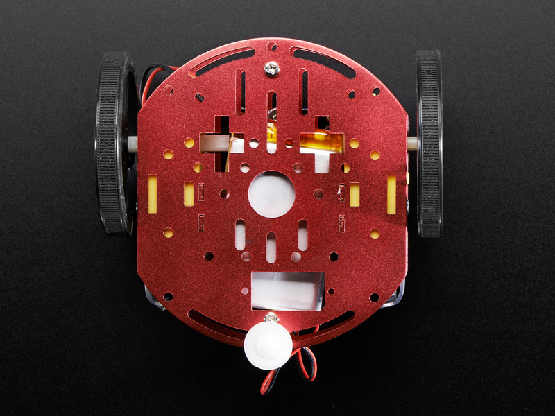 Mini Round Robot Chassis Kit - 2WD with DC Motors