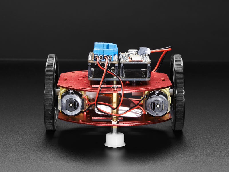 Mini Round Robot Chassis Kit - 2WD with DC Motors