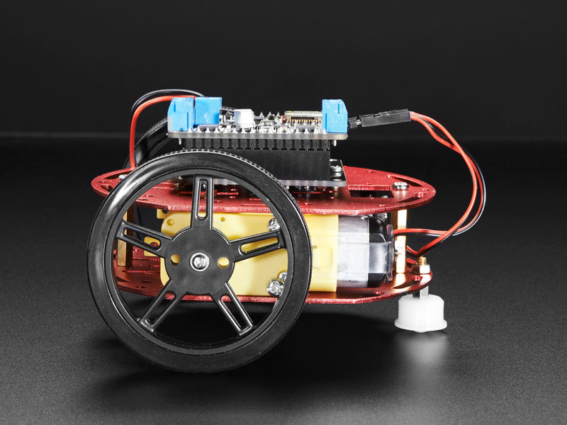 Mini Round Robot Chassis Kit - 2WD with DC Motors