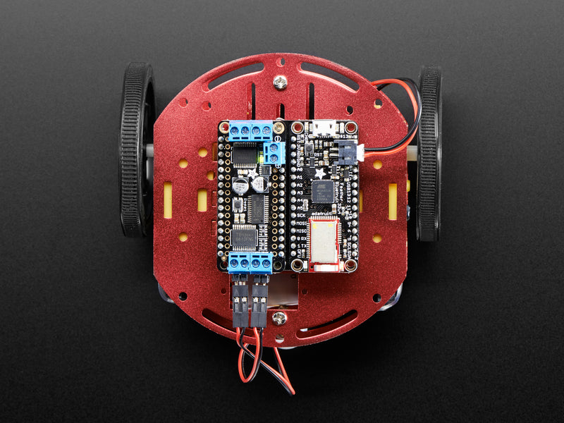 Mini Round Robot Chassis Kit - 2WD with DC Motors