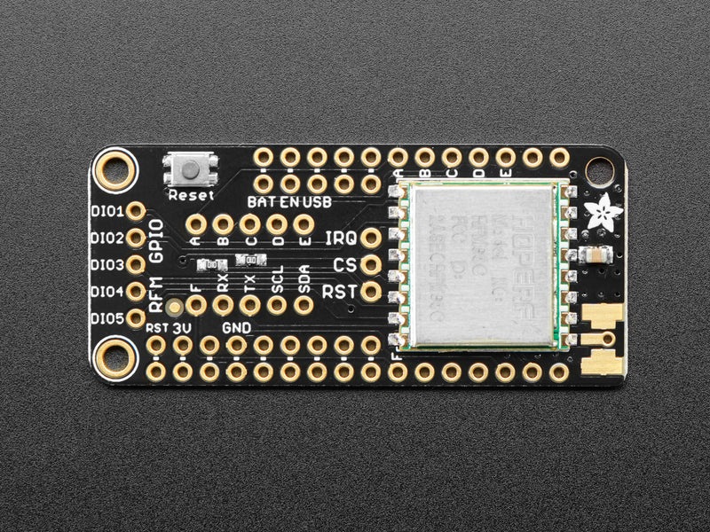 Adafruit LoRa Radio FeatherWing - RFM95W 900 MHz