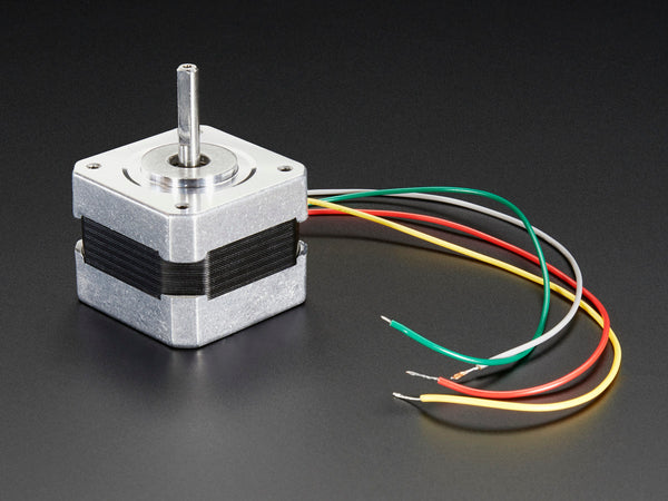 Stepper motor - NEMA-17 size - 200 steps/rev, 12V 350mA