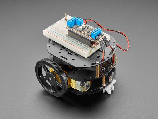 Mini 3-Layer Round Robot Chassis Kit - 2WD with DC Motors