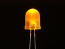 Diffused Yellow 10mm LED (25 pack)