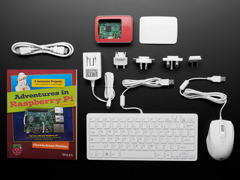 Raspberry Pi Foundation Starter Kit with Pi 3