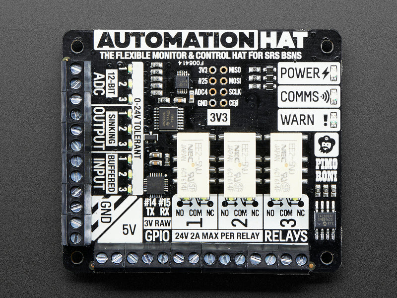 Pimoroni Automation HAT for Raspberry Pi