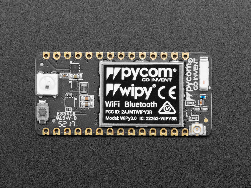 Pycom WiPy 3.0 - No Headers Attached