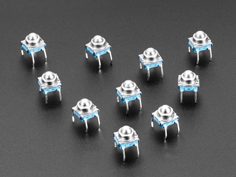Metal Ball Tactile Button (6mm) x 10 pack