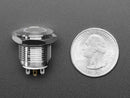Rugged Metal Pushbutton - 16mm 6V RGB Momentary