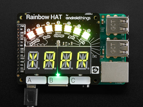 Pimoroni Rainbow HAT for Android Things™ and Raspberry Pi