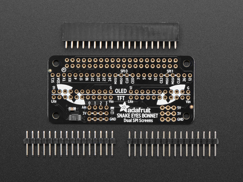 Adafruit Animated Eyes Bonnet for Raspberry Pi Mini Kit