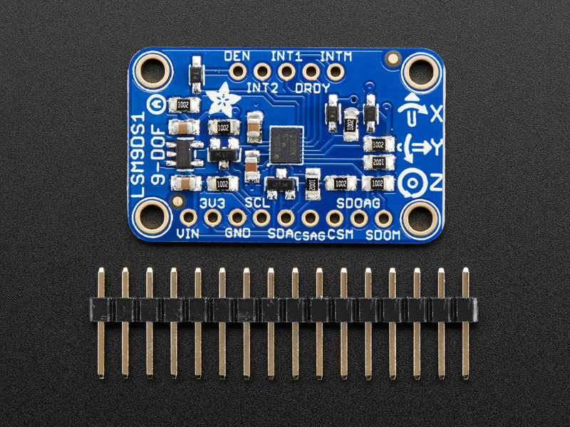 Adafruit 9-DOF Accel/Mag/Gyro+Temp Breakout Board - LSM9DS1