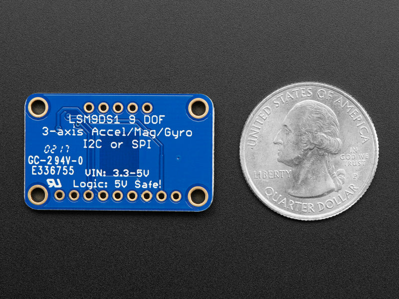 Adafruit 9-DOF Accel/Mag/Gyro+Temp Breakout Board - LSM9DS1