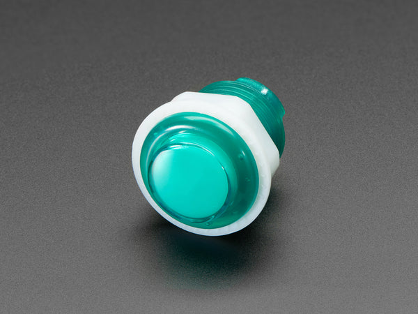 Mini LED Arcade Button - 24mm Green