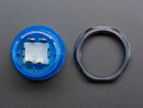 Arcade Button with LED - 30mm Translucent Blue