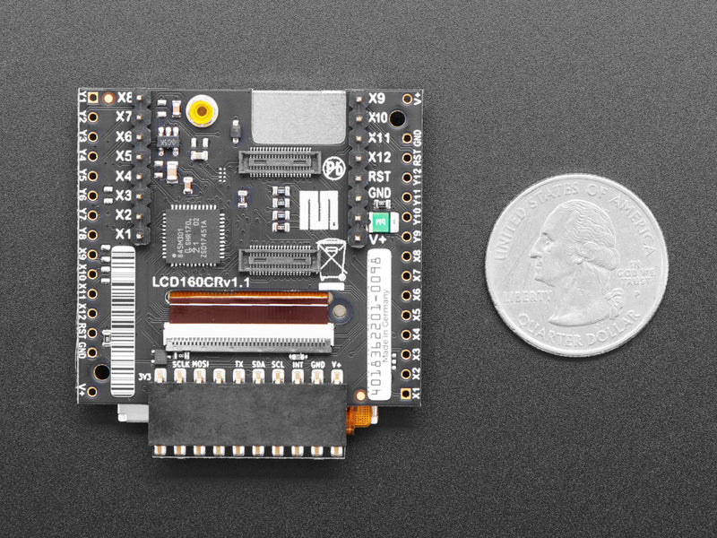 pyboard Color LCD Skin with Resistive Touch