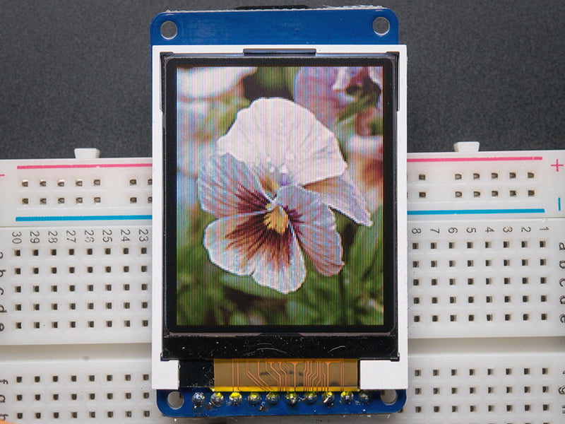 1.8\" Color TFT LCD display with MicroSD Card Breakout
