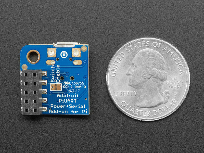 Adafruit PiUART - USB Console and Power Add-on for Raspberry Pi