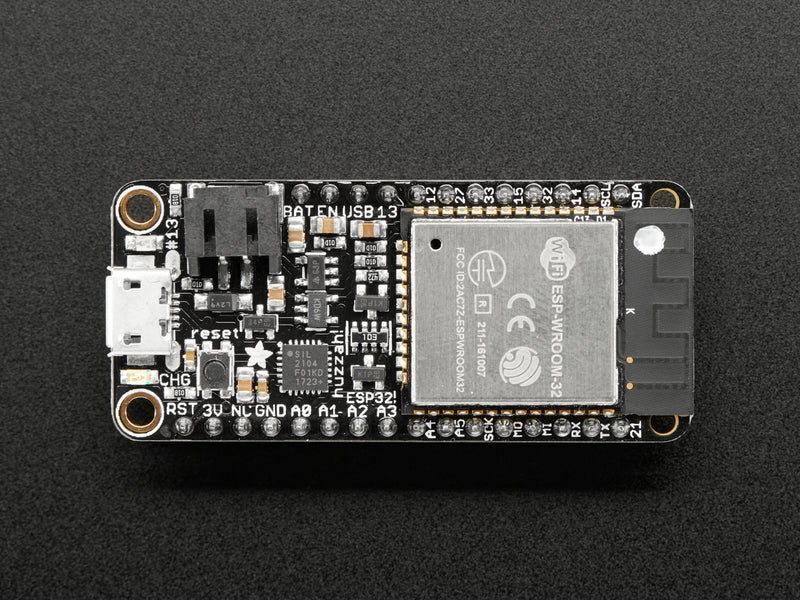 Adafruit HUZZAH32 – ESP32 Feather Board (pre-soldered)