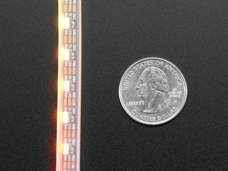 Adafruit NeoPixel LED Side Light Strip - Black 90 LED