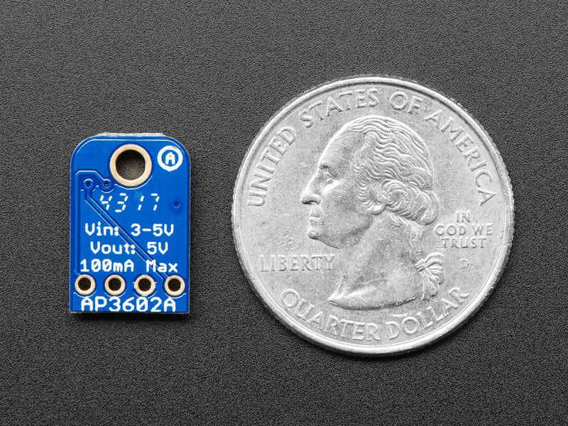 Adafruit MiniBoost 5V @ 100mA Charge Pump - AP3602A