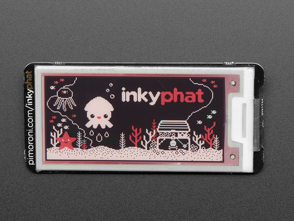 Pimoroni Inky pHAT for Raspberry Pi - 3 Color eInk Display