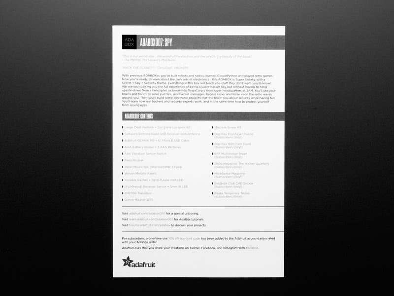 AdaBox007 - SPY