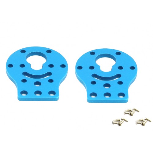 DC Motor-37 Bracket A-Blue(Pair) - Buy - Pakronics®- STEM Educational kit supplier Australia- coding - robotics