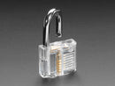 Large Clear Practice Padlock