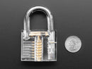 Large Clear Practice Padlock