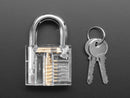 Large Clear Practice Padlock
