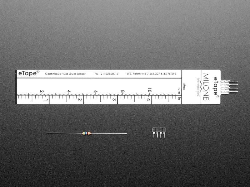 5\" eTape Liquid Level Sensor + extras