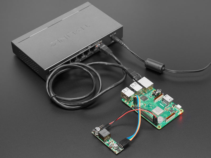 5V 1.8A Isolated Output PoE Module - For Raspberry Pi 3 / 4